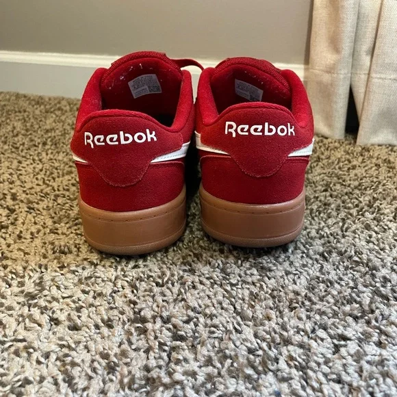 Reebok Women’s Red and White Sneakers - Picture 6 of 7